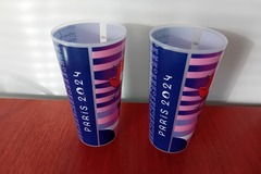 Selling: Lot de 2 gobelets des Jeux Olympiques Paris 2024