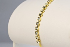Bulk Lots: 100 pcs-7 1/4" Swarovski Crystal Rhinestone Bracelets--$1.50 each