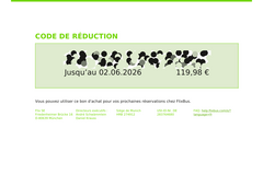 Vente: Bon d'achat Flixbus (119,98€)