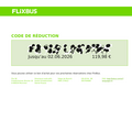 Vente: Bon d'achat Flixbus (119,98€)