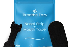 Bulk Lots: Breathe Eazy Premium Sleep Tape and Nasal Strips (60 Pack) 