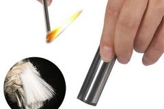Bulk Lots: 30PCS New Waterproof Permanent Lighter Keychain FREE SHIPPING