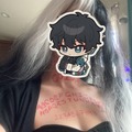 Selling with online payment: Black & White Long Wig
