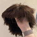 Selling with online payment: Short Brown Wig with Microbangs