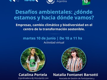 Eventos: Desafíos ambientales: ¿dónde estamos y hacia dónde vamos?