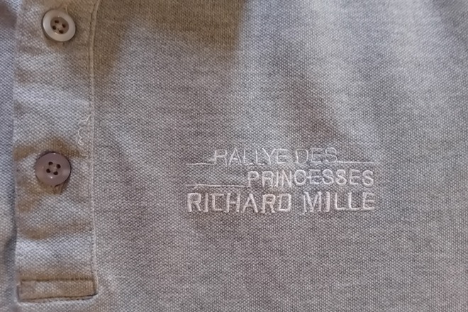 Polo "Rallye des Princesses" gris - Homme - L - NEUF