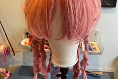 Selling with online payment: Long pink wig
