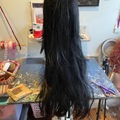 Selling with online payment: Long Straight Black Wig