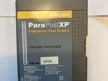 Gebruikte apparatuur: Para Post XP Endodontic Post System Whaledent