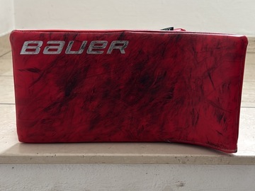 Verkaufen mit Online-Zahlungen: Bauer Shadow Stockhand custom Rot Goalie-Torwart