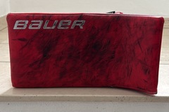 Verkaufen mit Online-Zahlungen: Bauer Shadow Stockhand custom Rot Goalie-Torwart