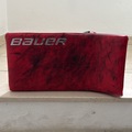 Verkaufen mit Online-Zahlungen: Bauer Shadow Stockhand custom Rot Goalie-Torwart