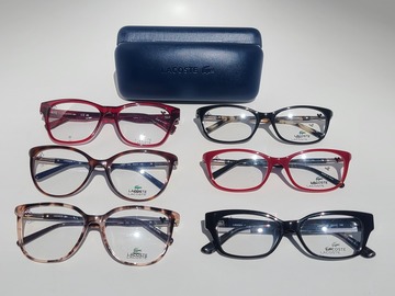 Selling with online payment: 34 Lacoste frames. Price lowered!