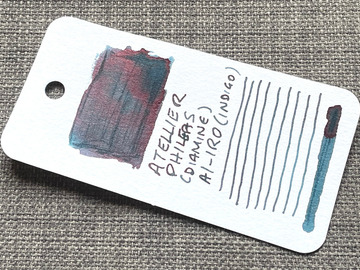 Selling: Atellier Phileas Ai-Iro (Chinese Indigo) made by Diamine - 5ml