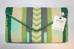 Bulk Lots: 30 New High End Kay Lee Seed Bead Clutch Crossbody Bags