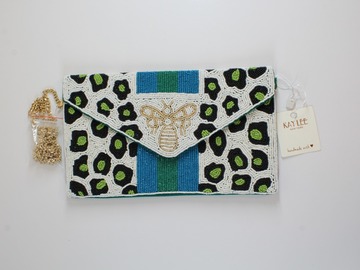 Bulk Lots: 30 New High End Kay Lee Seed Bead Clutch Crossbody Bags