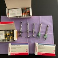 Gebruikte apparatuur: Spuiten