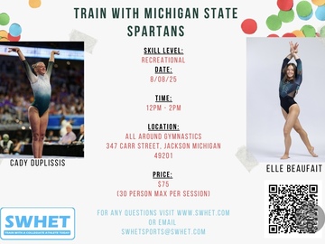 Clinics: All Around Gymnastics Clinic ft. MSU Gymnasts (Rec)