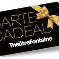 Vente: e-Carte cadeau Théâtre Fontaine - Paris (100€)