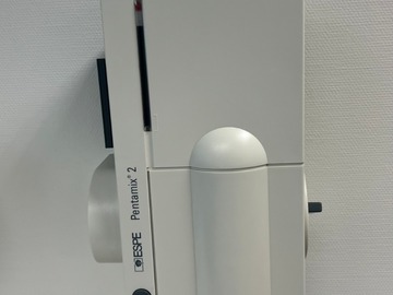 Gebruikte apparatuur: 3M ESPE mengapparaat, type Pentamix 2 
