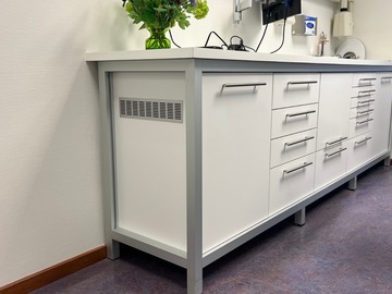 Gebruikte apparatuur: Wandmeubels