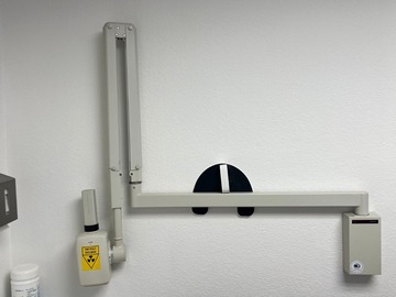 Gebruikte apparatuur: Gendex röntgenapparaat, type Oralix (1990)