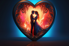 Selling: Mystic mirror love reading/channeled love message/candle spell