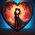Selling: Mystic mirror love reading/channeled love message/candle spell