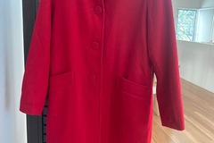 Selling: Flannel Coat - size 12 RED - As New
