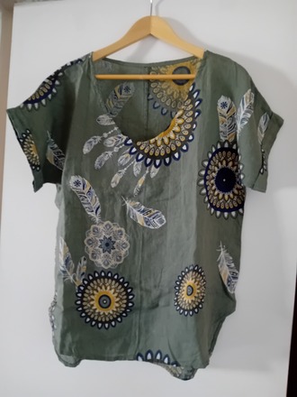 Blouse légère en lin - Taille unique