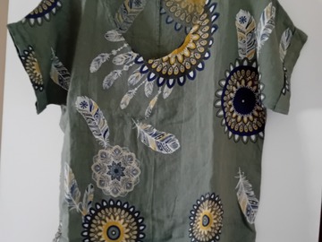 Vente: Blouse légère en lin - Taille unique