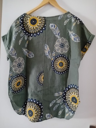 Blouse légère en lin - Taille unique