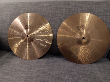 Selling with online payment: 1970's Paiste Vintage 14" Hi Hats  Black Label 2002