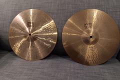 Selling with online payment: 1970's Paiste Vintage 14" Hi Hats  Black Label 2002