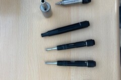 Gebruikte apparatuur: Diverse hoekstukken en aansluitingen o.a. Cavitron tandsteen 