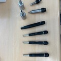 Gebruikte apparatuur: Diverse hoekstukken en aansluitingen o.a. Cavitron tandsteen 