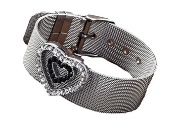 Bulk Lots: 50pcs love rhinestone watchband bracelet 