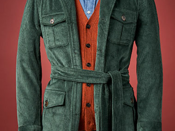 Selling with online payment: [EU] NWOT Spier & Mackay green corduroy safari jacket, size 36R