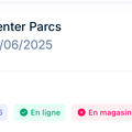 Vente: e-Carte cadeau Center Parcs (50€)