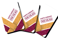 Vente: Carte cadeau NICOLAS (200€)