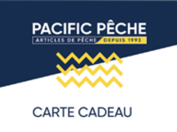Vente: Carte cadeau Pacific Pêche (120€)