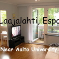 Renting out: Furnished 34.5m² studio+big balcony near Aalto Uni 