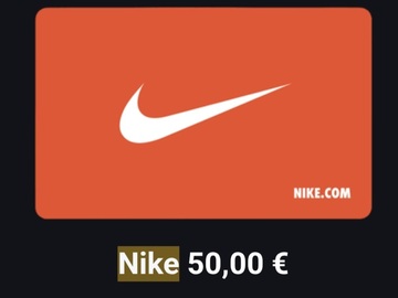 Vente: e-Carte cadeau Nike (50€)