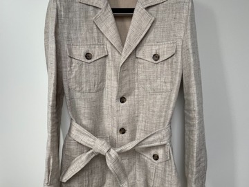 Selling with online payment: [EU] Suitsupply light brown safari jacket, size 34R