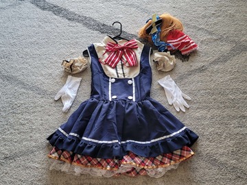 Selling with online payment: Love Live Candy Maid Rin Cosplay Set