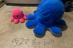 Selling with online payment: Octopus flip plush