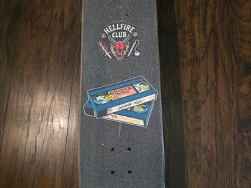 Selling with online payment: Stranger Things Collector Skateboard