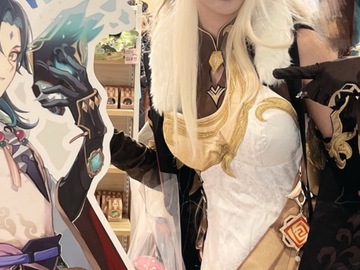 Selling with online payment: Doki Doki SR Ningguang Genshin Impact Full Cosplay
