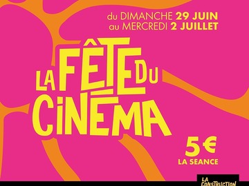 News: La Fête du Cinéma 5 € la séance 