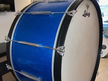 Selling with online payment: Ludwig Vintage 32 Inch Concert Bass Drum with Stand